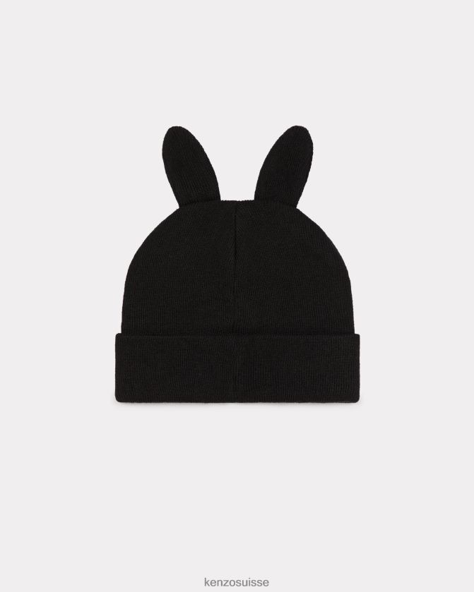 Kenzo bonnet capsule du nouvel an chinois enfants noir D2804X718 accessoires