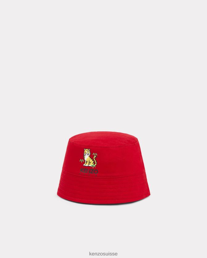 Kenzo chapeau bob kotora enfants vermillon D2804X776 accessoires