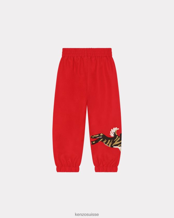 Kenzo pantalon de jogging de la capsule du nouvel an chinois enfants rouge moyen D2804X781 vêtements