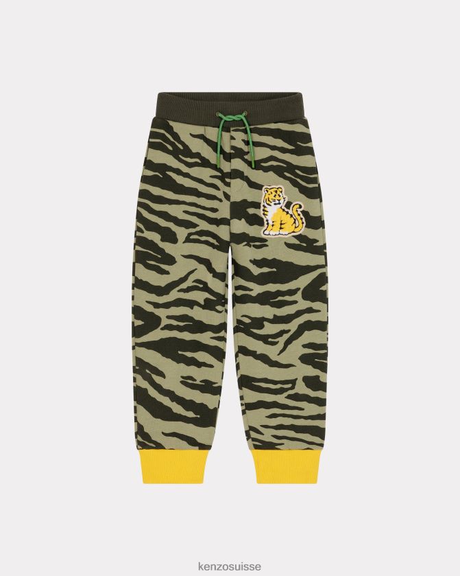 Kenzo pantalon de jogging kotora enfants fougère D2804X709 vêtements