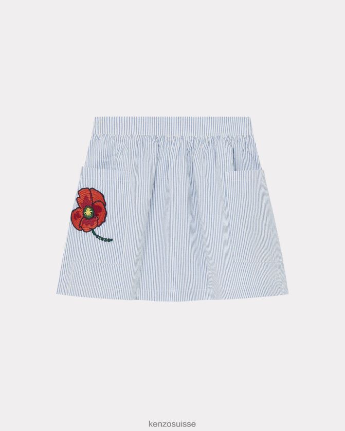 Kenzo jupe rayée capsule high summer enfants glacier D2804X711 vêtements
