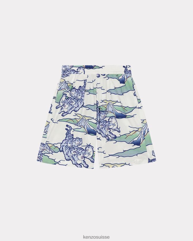 Kenzo bermuda arc-en-ciel enfants écru D2804X762 vêtements