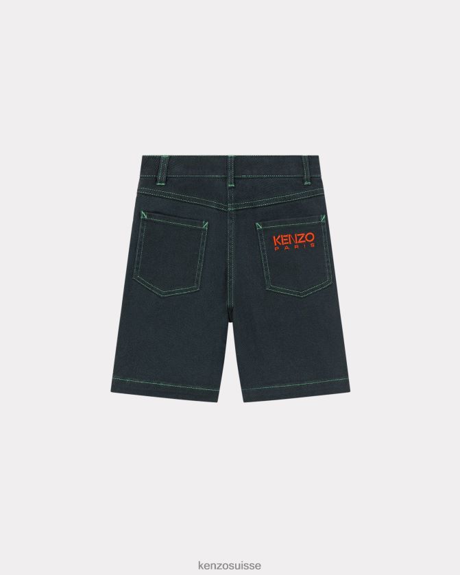 Kenzo bermuda en sergé de bambou enfants écru D2804X786 vêtements