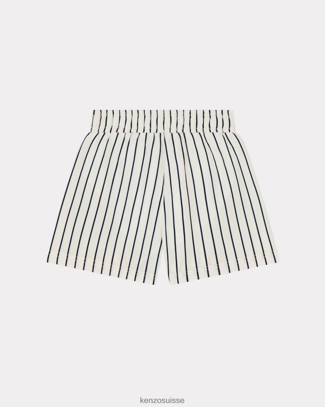 Kenzo short de bain rayé capsule high summer enfants crème D2804X742 vêtements