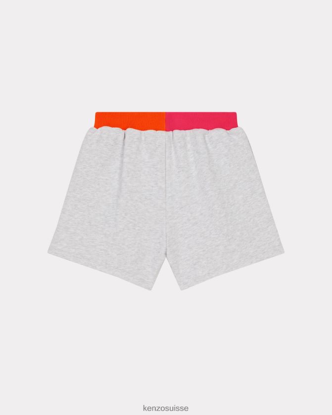 Kenzo short en polaire Journey enfants écru D2804X713 vêtements