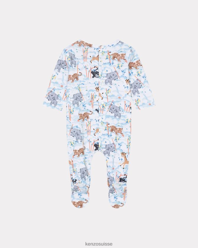 Kenzo ensemble de pyjama 3 pièces en bambou enfants blanc D2804X765 vêtements