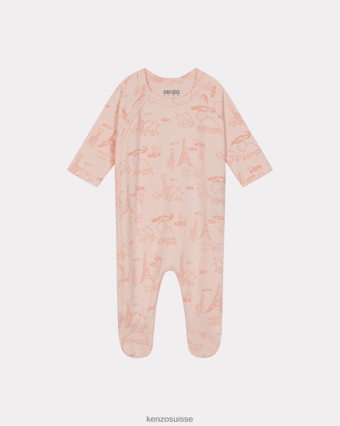 Kenzo lot de 2 dors bien enfants rose fané D2804X766 vêtements