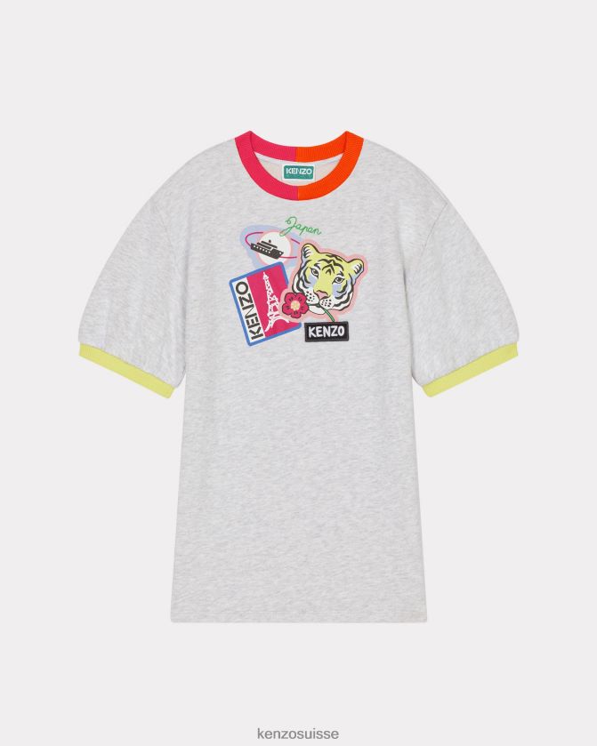 Kenzo robe de voyage enfants écru D2804X702 vêtements