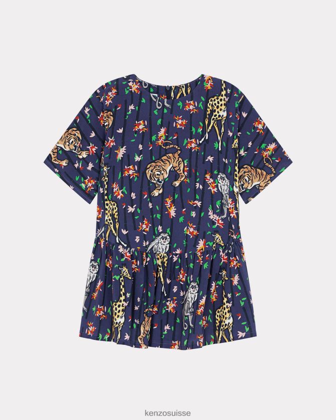 Kenzo robe en bambou enfants écru D2804X733 vêtements
