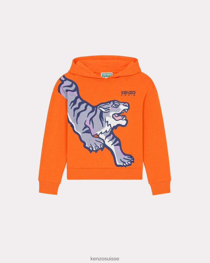 Kenzo sweat à capuche arc-en-ciel enfants souci D2804X754 vêtements