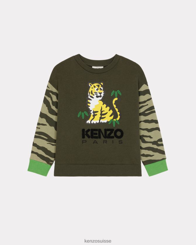 Kenzo sweat kotora enfants fougère D2804X748 vêtements