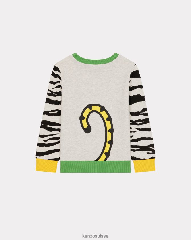 Kenzo sweat kotora enfants gris brumeux D2804X724 vêtements
