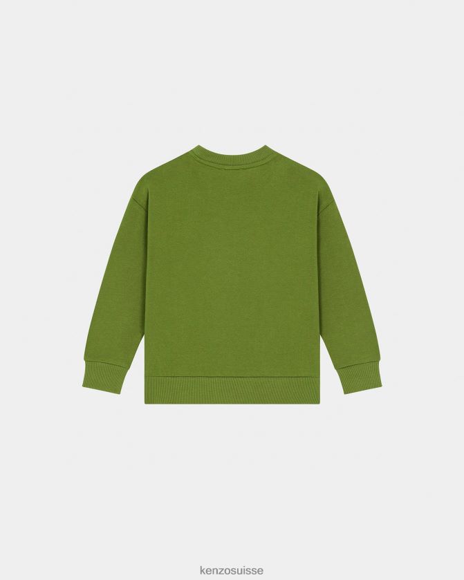 Kenzo sweat-shirt capsule high summer enfants bouteille verte D2804X739 vêtements