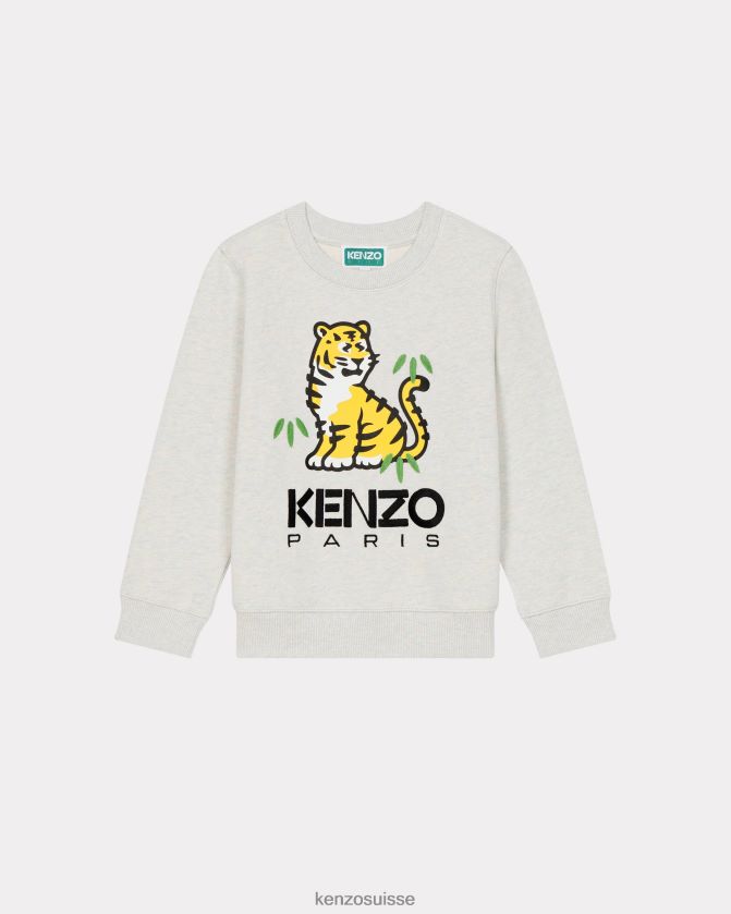 Kenzo sweat-shirt kotora enfants écru D2804X699 vêtements
