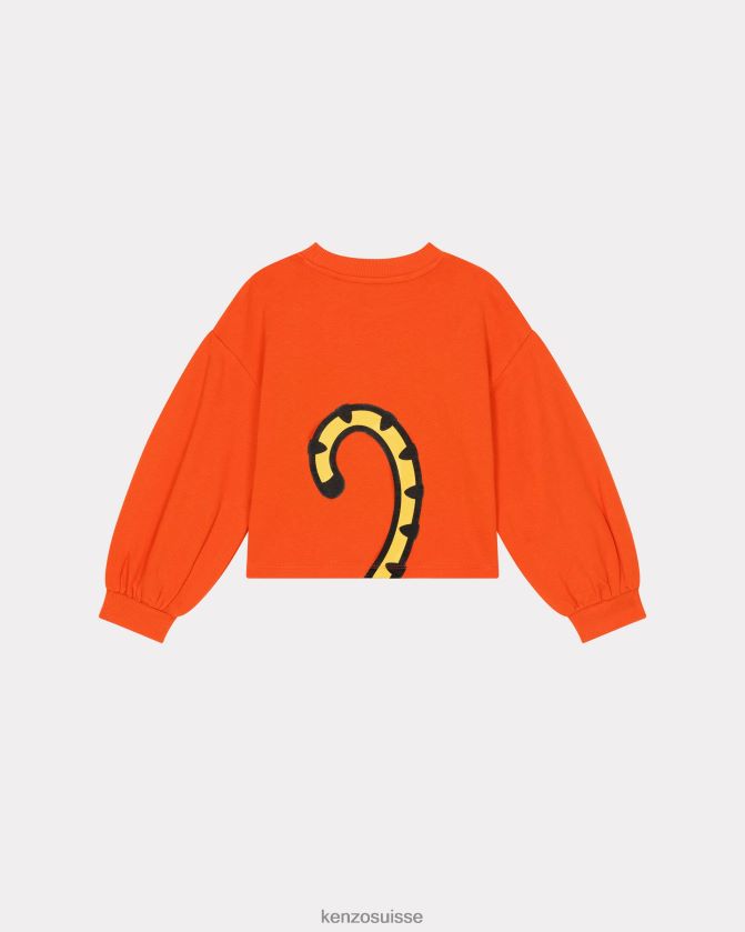 Kenzo sweat-shirt kotora enfants écru D2804X730 vêtements