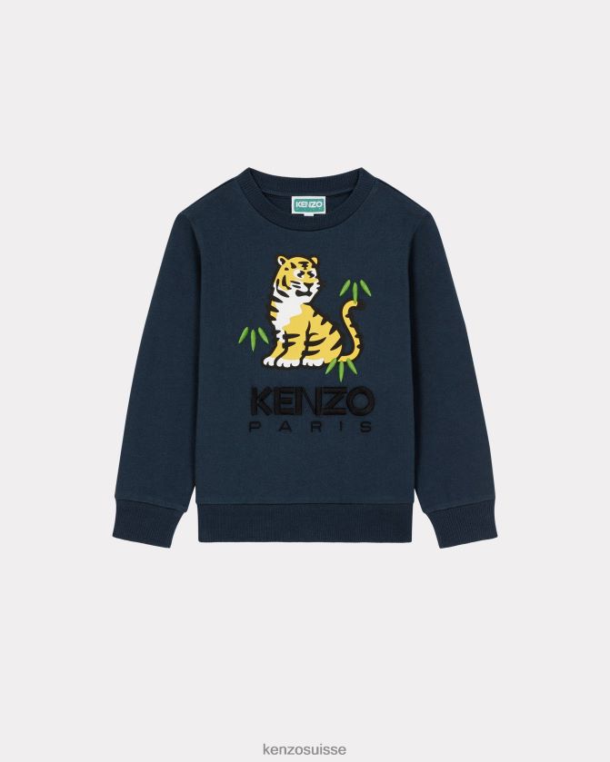 Kenzo sweat-shirt kotora enfants écru D2804X745 vêtements