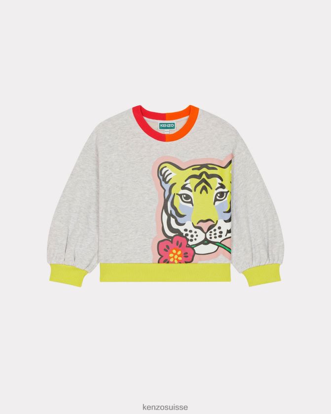 Kenzo sweat-shirt voyage enfants écru D2804X722 vêtements