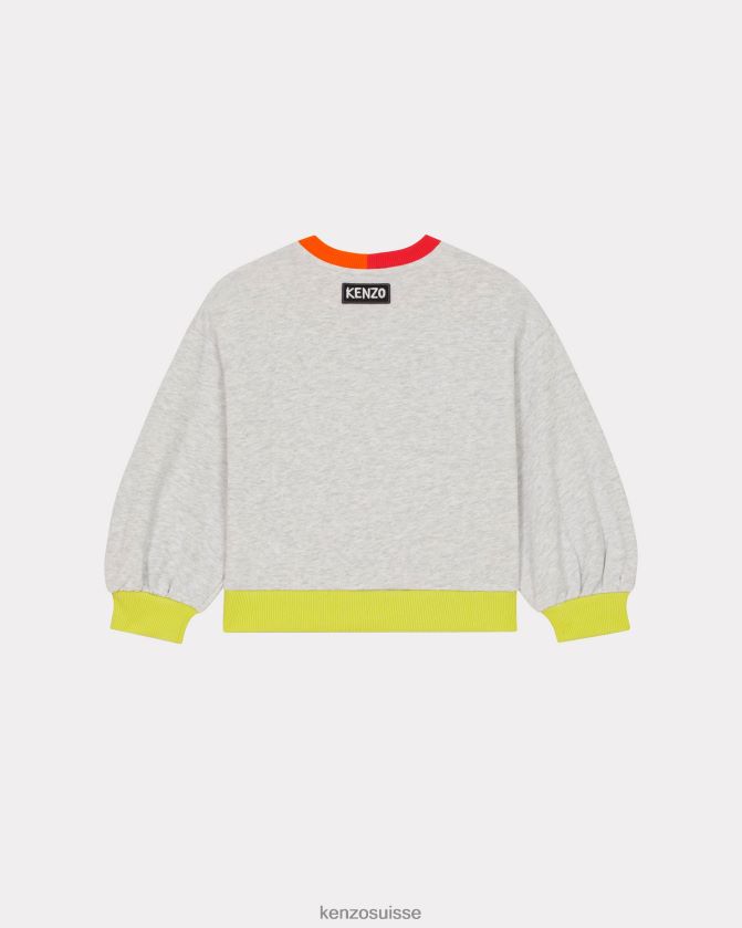 Kenzo sweat-shirt voyage enfants écru D2804X722 vêtements