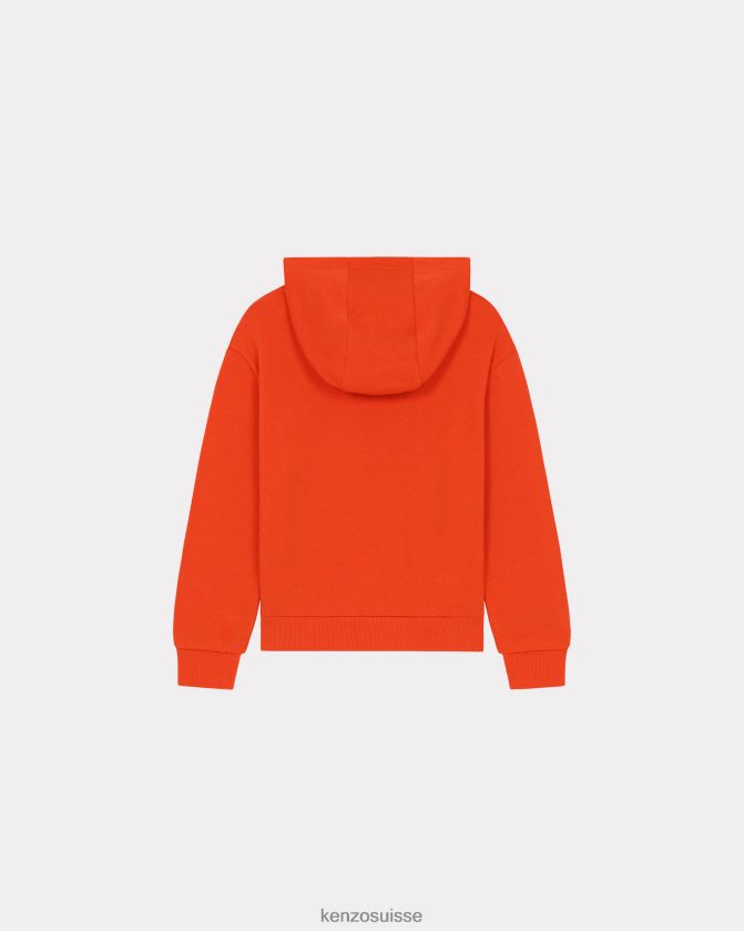 Kenzo sweat à capuche à logo enfants écru D2804X753 vêtements