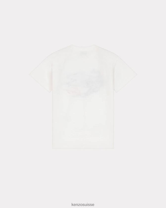 Kenzo t-shirt arc-en-ciel enfants blanc D2804X790 vêtements