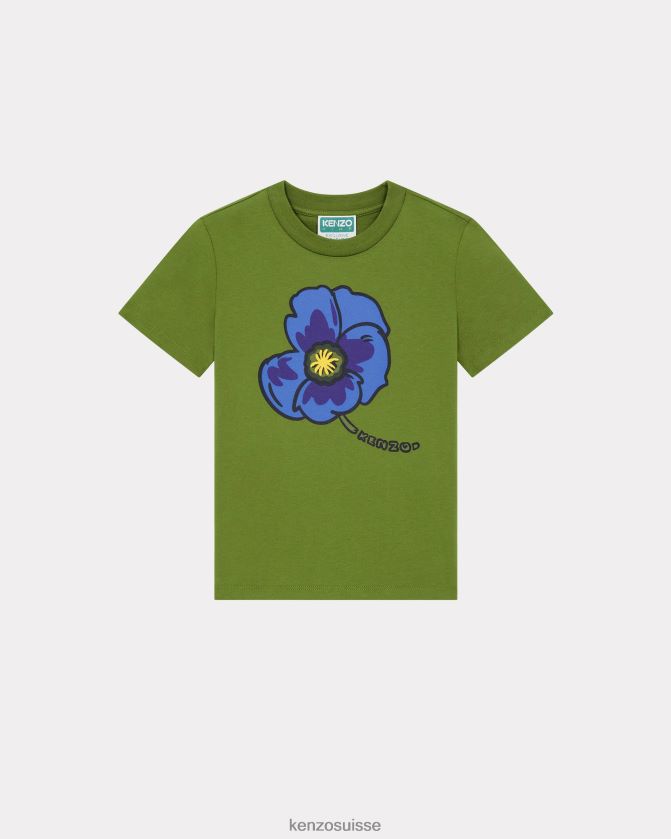 Kenzo t-shirt capsule high summer enfants bouteille verte D2804X771 vêtements
