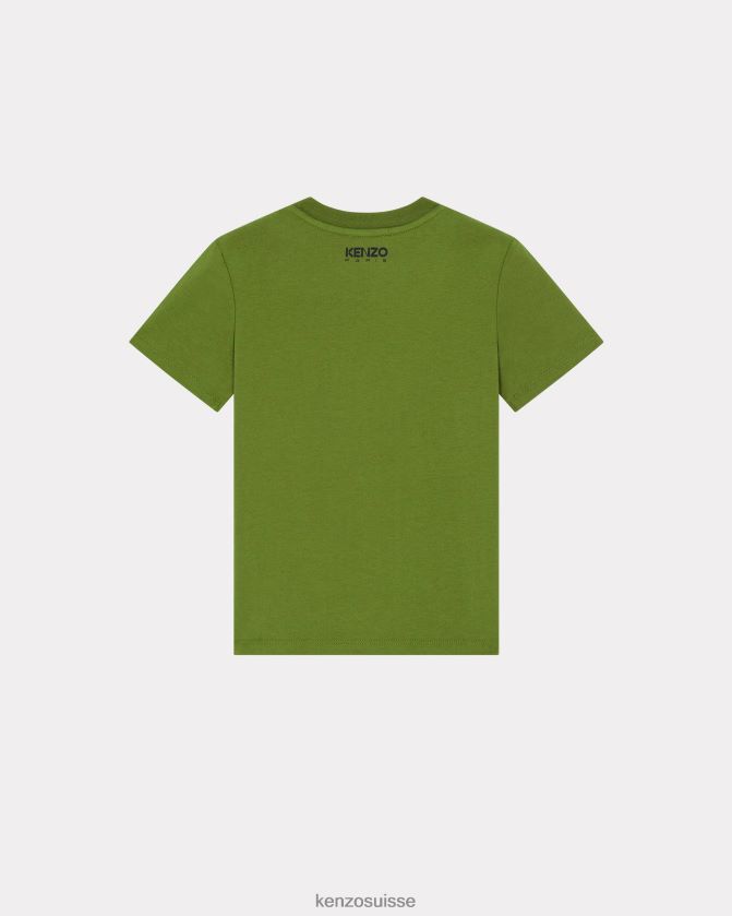 Kenzo t-shirt capsule high summer enfants bouteille verte D2804X771 vêtements