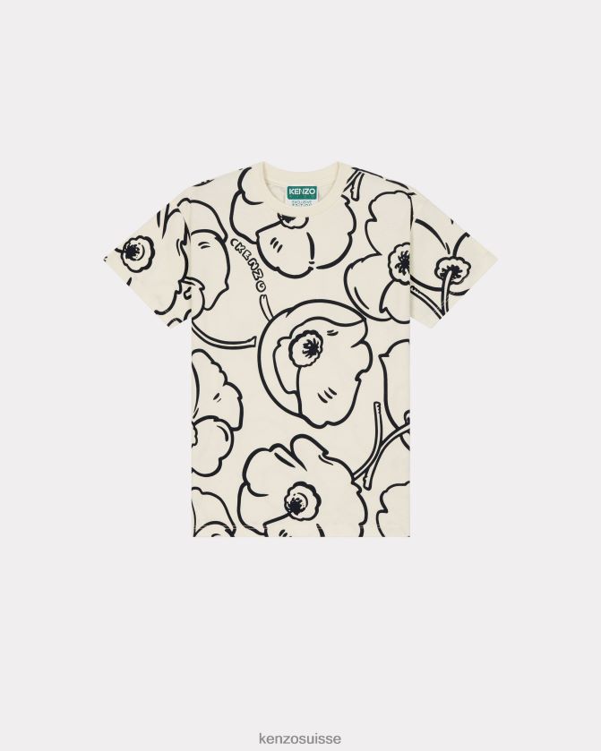 Kenzo t-shirt fleuri capsule high summer enfants crème D2804X712 vêtements