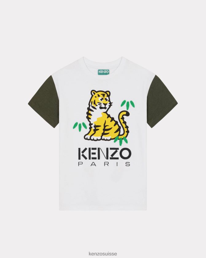 Kenzo t-shirt kotora enfants blanc D2804X775 vêtements
