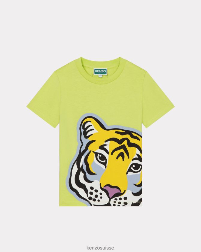 Kenzo t-shirt voyage enfants pistache D2804X796 vêtements