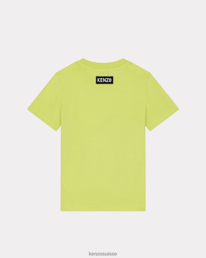 Kenzo t-shirt voyage enfants pistache D2804X796 vêtements