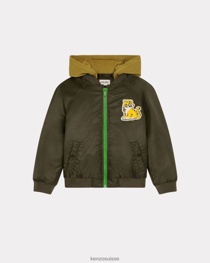 Kenzo bomber zippé kotora enfants fougère D2804X708 vêtements