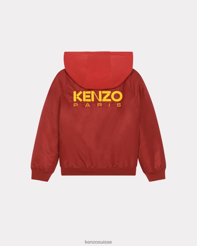 Kenzo bomber zippé kotora enfants vermillon D2804X774 vêtements
