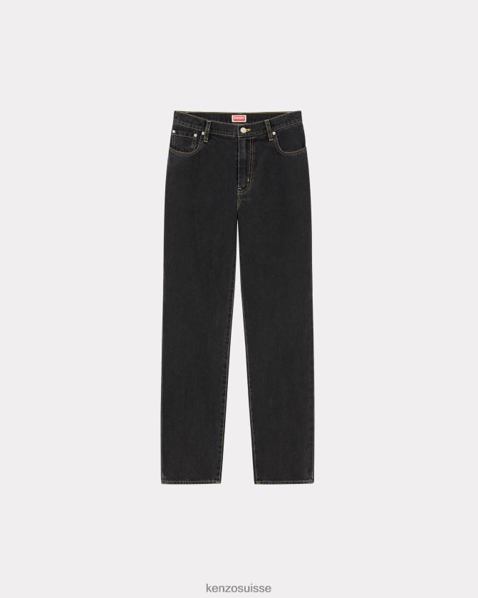 Kenzo jean slim bara femmes noir D2804X558 vêtements