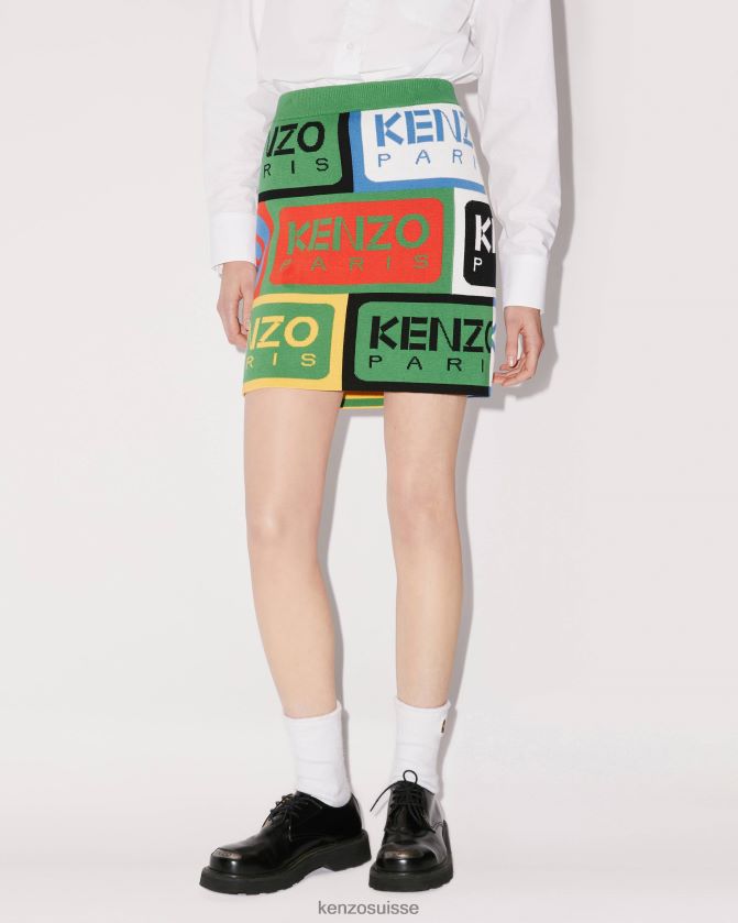 Kenzo mini-jupe des labels femmes multicolore D2804X418 vêtements