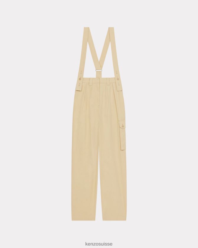 Kenzo pantalon cargo paris femmes beige D2804X632 vêtements