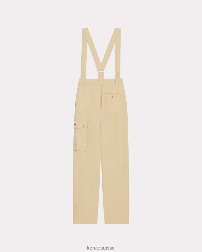 Kenzo pantalon cargo paris femmes beige D2804X632 vêtements