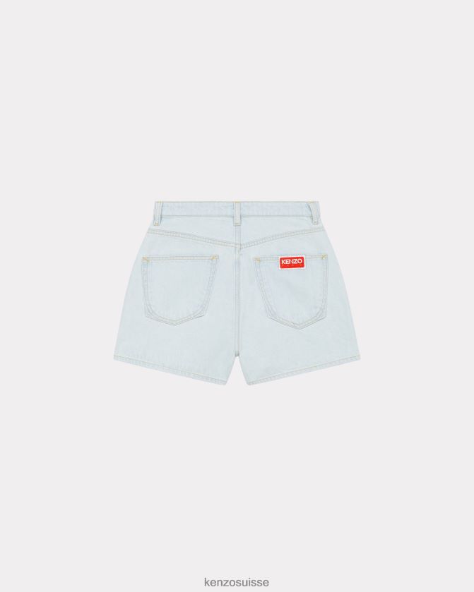 Kenzo short en jean femmes denim bleu décoloré D2804X587 vêtements