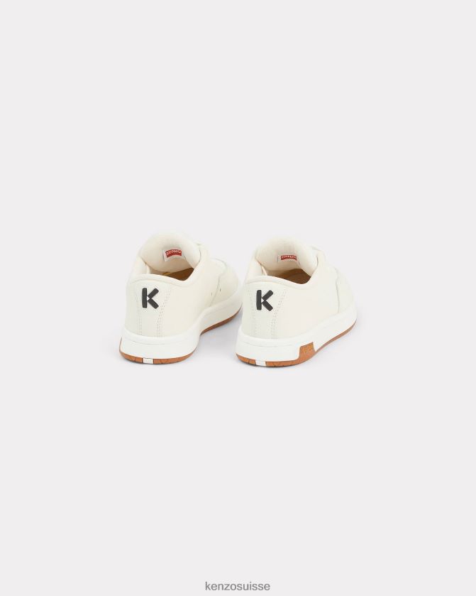 Kenzo baskets à dôme w femmes blanc cassé D2804X651 guerre à pied