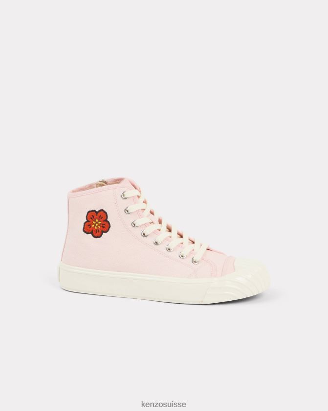 Kenzo baskets montantes d'école w femmes rose fané D2804X486 guerre à pied