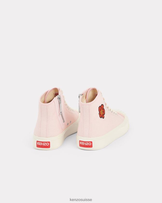 Kenzo baskets montantes d'école w femmes rose fané D2804X486 guerre à pied