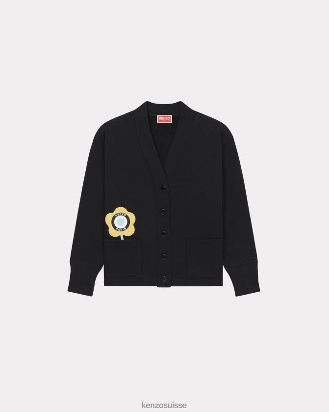 Kenzo cardigan cible femmes noir D2804X505 vêtements
