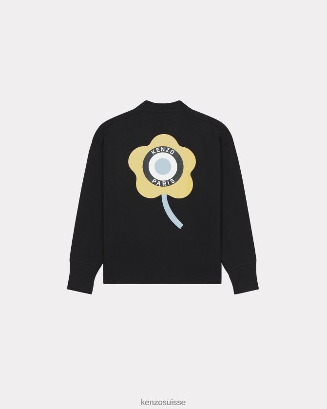 Kenzo cardigan cible femmes noir D2804X505 vêtements