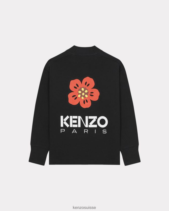Kenzo cardigan à fleurs de boké femmes noir D2804X510 vêtements