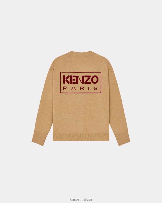 Kenzo cardigan parisien femmes beige D2804X630 vêtements