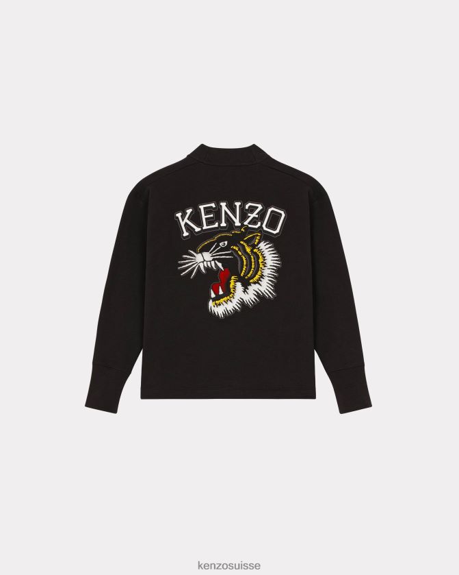 Kenzo cardigan tigre varsity jungle femmes noir D2804X503 vêtements