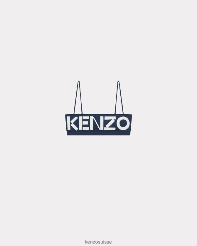 Kenzo haut à bretelles femmes bleu nuit D2804X660 vêtements