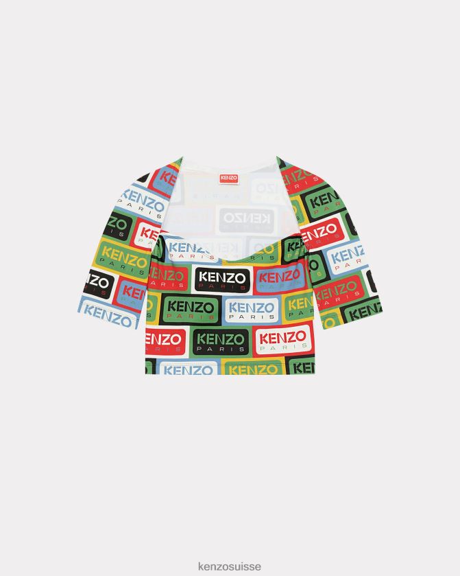 Kenzo haut court des labels femmes multicolore D2804X692 vêtements