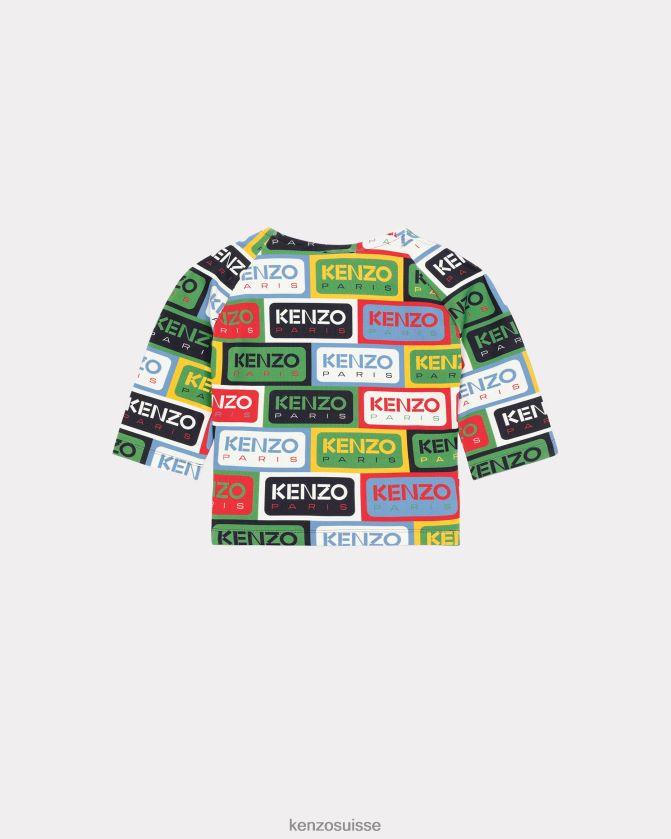 Kenzo haut court des labels femmes multicolore D2804X692 vêtements