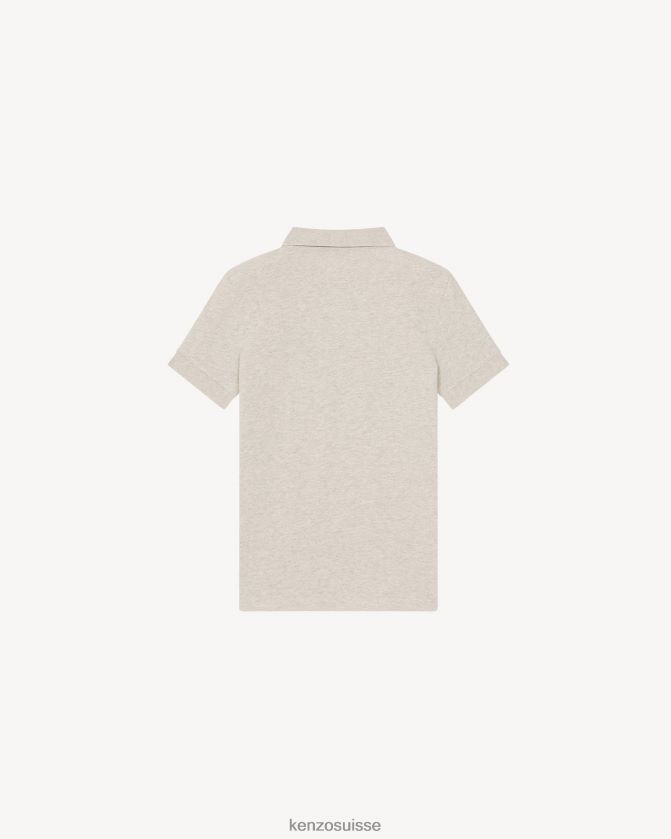 Kenzo polo à écusson de fleur de boke 3 femmes gris pale D2804X683 vêtements