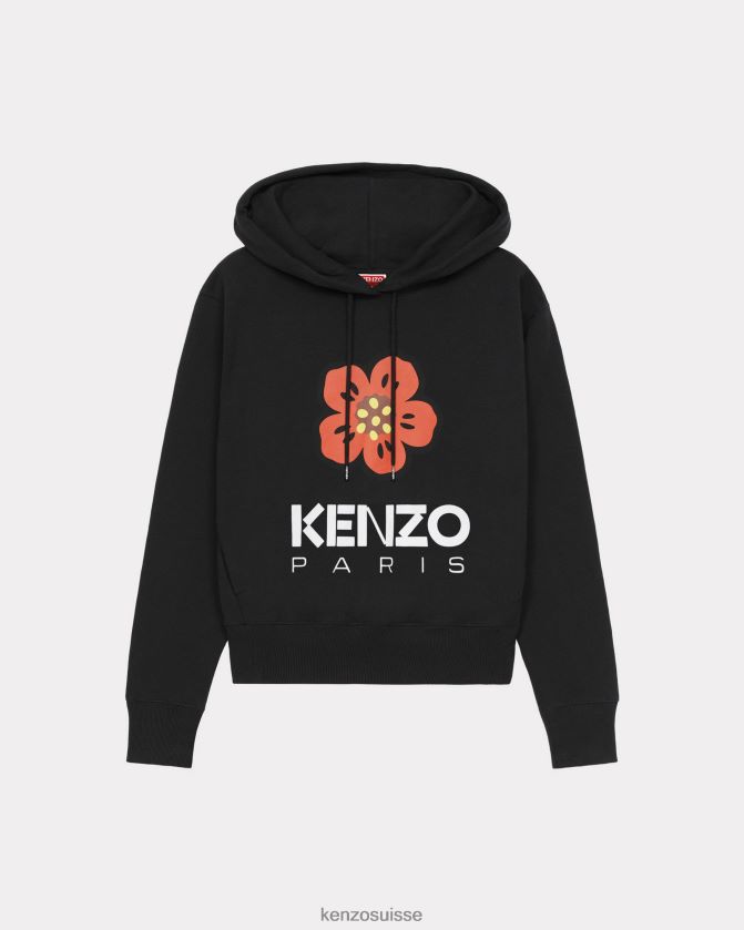Kenzo sweat à capuche "fleur de boke" femmes noir D2804X469 vêtements